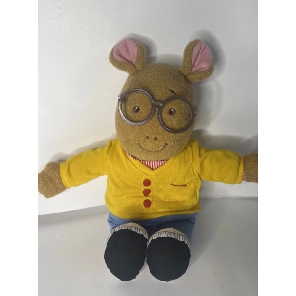 Vintage 1996 Playskool Talking Arthur Doll Plush PBS Works Marc Brown